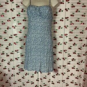Billabong Blue Floral Midi Dress 773 C